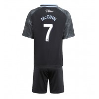 Stroje piłkarskie Aston Villa John McGinn #7 Koszulka Wyjazdowej dla dzieci 2025-26 Krótki Rękaw (+ szorty)